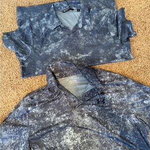 Travis Mathew Men's shirt bundle with under armor